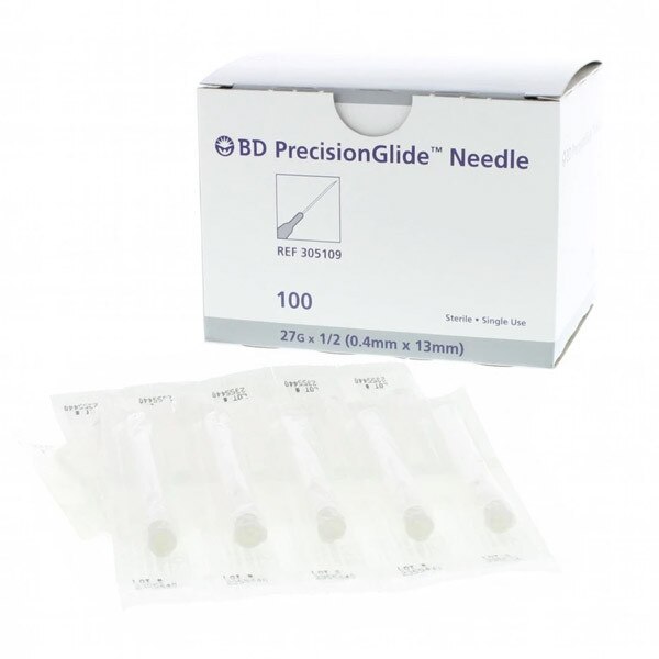 BD 0.5 Inch PrecisionGlide Needle